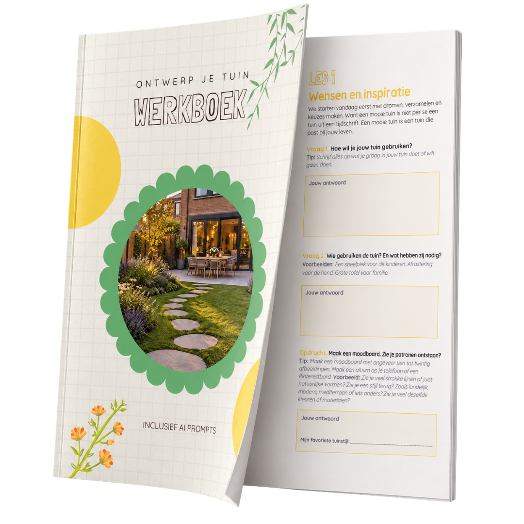 Werkboek Ontwerp je tuin